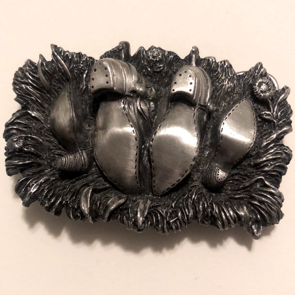 Knock Boots in this Vintage ©1981 Bergamot Brass Belt Buckle